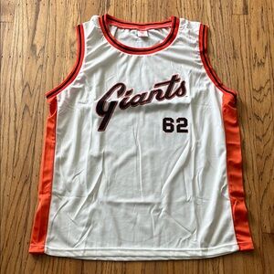 Giants White and Orange Jersey